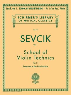 School of Violin Technics, Op. 1 - Book 1