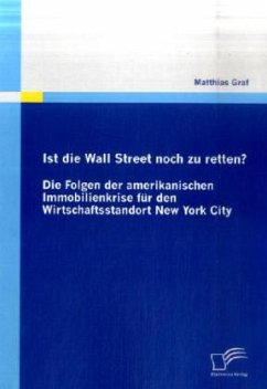 Ist die Wall Street noch zu retten? Die Folgen der amerikanischen Immobilienkrise für den Wirtschaftsstandort New York City - Graf, Matthias