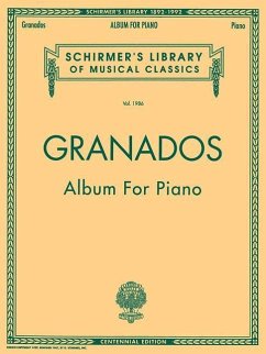 Album for Piano: Schirmer Library of Classics Volume 1986 Piano Solo