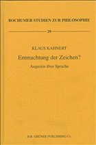 Entmachtung der Zeichen? Cover Entmachtung der Zeichen?