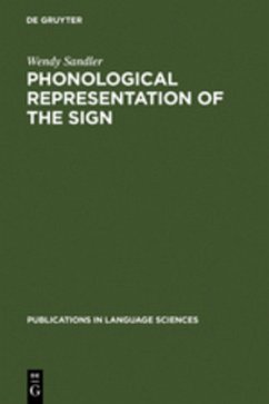 Phonological Representation of the Sign - Sandler, Wendy