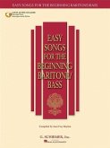 Easy Songs for Beginning Singers - Baritone/Bass (Book/Online Audio)