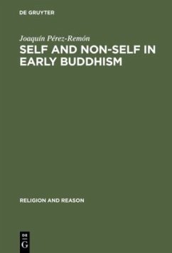 Self and Non-Self in Early Buddhism - Pérez-Remón, Joaquín