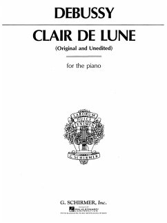 Cover Claude Debussy, Clair de Lune Klavier Buch