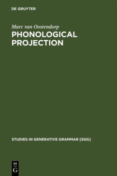 Phonological Projection - Oostendorp, Marc van