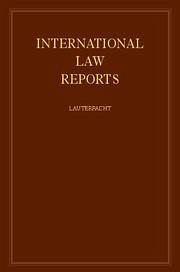 International Law Reports International Law Reports
