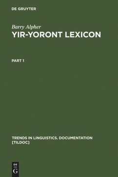 Yir-Yoront Lexicon - Alpher, Barry