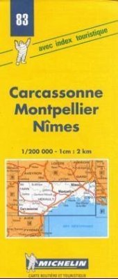 Cover Michelin Karte Carcassonne, Montpellier, Nimes