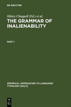 Cover The Grammar of Inalienability