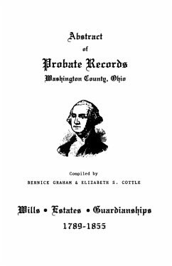 Abstract of Probate Records, Washington County, Ohio - Graham, Bernice; Cottle, Elizabeth S.