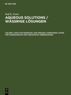 Data for Inorganic and Organic Compounds. Daten für Anorganische und Organische Verbindungen - Freier, Rolf K.