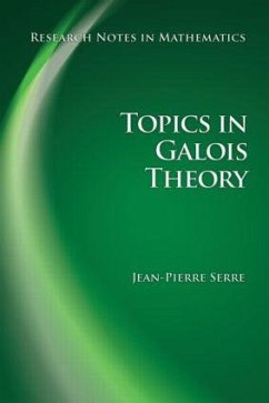 Topics in Galois Theory - Serre, Jean-Pierre
