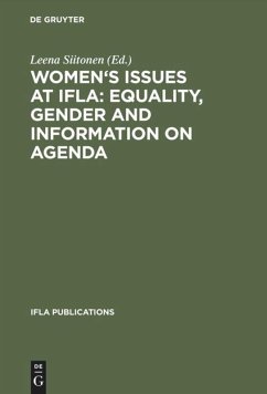 Cover Women's Issues at IFLA: Equality, Gender and Information on Agenda