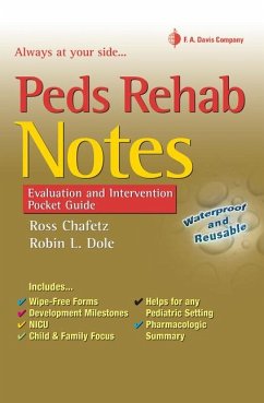 Peds Rehab Notes - Dole, Robin L; Chafetz, Ross