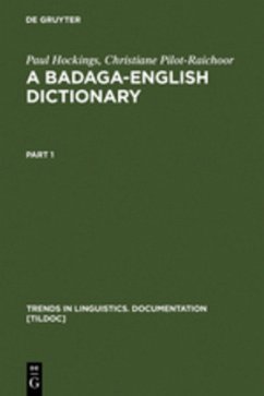 A Badaga-English Dictionary - Pilot-Raichoor, Christiane;Hockings, Paul