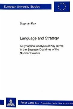 Language and Strategy - Kux, Stephan Language and Strategy - Kux, Stephan