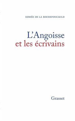 Cover L'angoisse et les écrivains