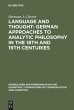 Language and Thought: German Approaches... - Bild 1