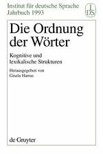 Die Ordnung der Wörter