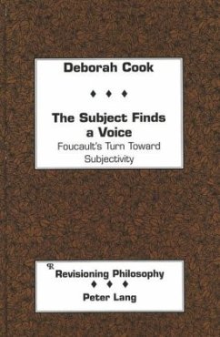 The Subject Finds a Voice - Cook, Deborah