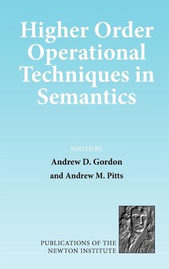 Higher Order Operational Techniques in Semantics - Gordon, D. / Pitts, M. (eds.)