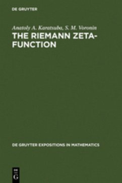 The Riemann Zeta-Function - Karatsuba, Anatolij A.;Voronin, Sergei M.