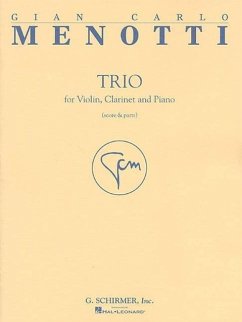 Trio: Score and Parts for Violin, Clarinet and Piano