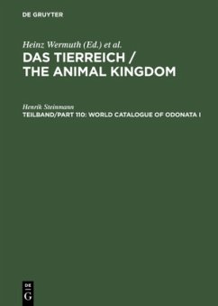 World Catalogue of Odonata I - Steinmann, Henrik