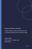 Word and Music Studies Word and Music Studies