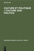 Culture et Politique / Culture and Politics