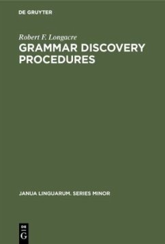 Grammar Discovery Procedures - Longacre, Robert F.