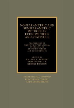Nonparametric and Semiparametric Methods in Econometrics and Statistics - International Symposium in Economic Theo