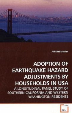 ADOPTION OF EARTHQUAKE HAZARD ADJUSTMENTS BY HOUSEHOLDS IN USA - Sudha, Arlikatti