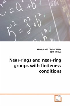 Near-rings and near-ring groups with finiteness conditions - CHOWDHURY, KHANINDRA