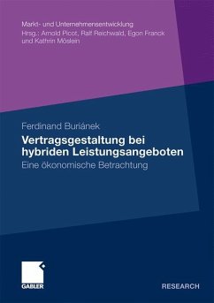 Vertragsgestaltung bei hybriden Leistungsangeboten - Buriánek, Ferdinand