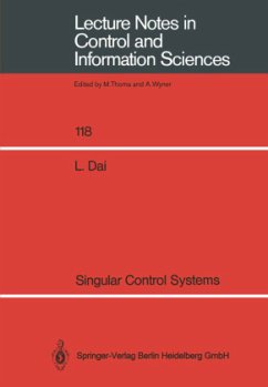 Singular Control Systems - Dai, Liyi