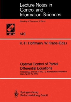 Optimal Control of Partial Differential Equations