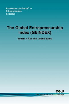 The Global Entrepreneurship Index (GEINDEX)