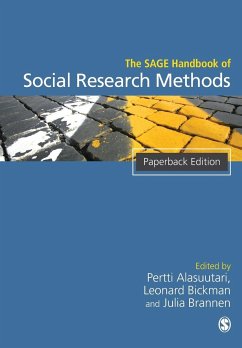 The SAGE Handbook of Social Research Methods - Alasuutari, Peretti; Bickman, Leonard B.; Brannen, Julia
