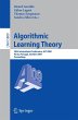Algorithmic Learning Theory - Bild 1