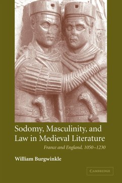 Sodomy, Masculinity and Law in Medieval Literature - Burgwinkle, William E. (University of Cambridge)