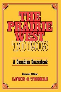 Prairie West to 1905