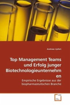 Top Management Teams und Erfolg junger Biotechnologieunternehmen - Lipfert, Andreas