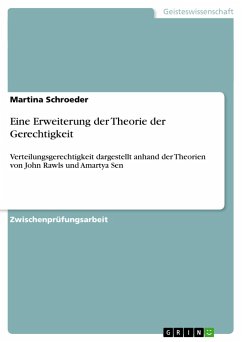 Eine Erweiterung der Theorie der Gerechtigkeit - Schroeder, Martina