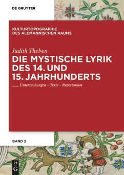 Die mystische Lyrik des 14. und 15. Jahrhunderts - Theben, Judith