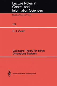 Geometric Theory for Infinite Dimensional Systems - Zwart, Hans J.