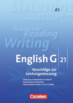 Cover English G 21 Vorschläge zur Leistungsmessung - Ausgabe A · Band 1: 5. Schuljahr Leistungsmessung