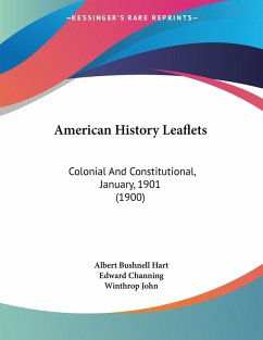 Cover American History Leaflets