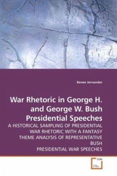 War Rhetoric in George H. and George W. Bush Presidential Speeches - Jernander, Renee