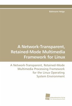 Cover A Network-Transparent, Retained-Mode Multimedia Framework for Linux